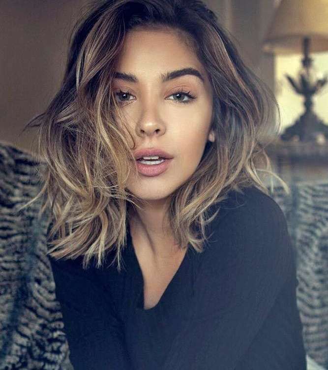 صور وموديلات تسريحات نازلة على الرقبة