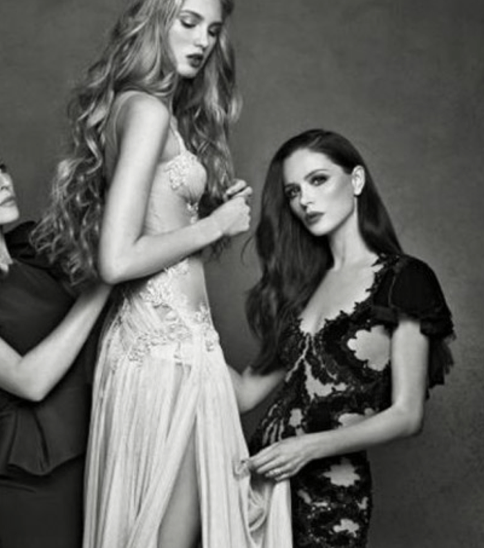 المبدعتان كيرين وجورجينا لعلامة Marchesa لفساتين السهرات والأعراس