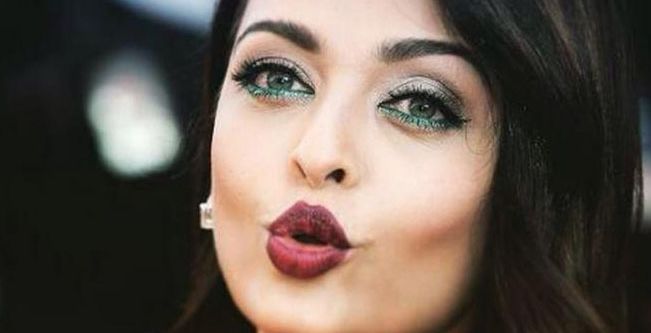 صورة مكياج ايشواريا راي في مهرجان كان السينمائي 2015