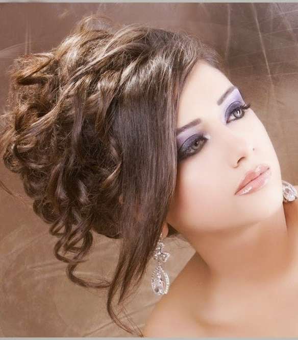  المكياج الملوّن مع الظلال البنفسجية