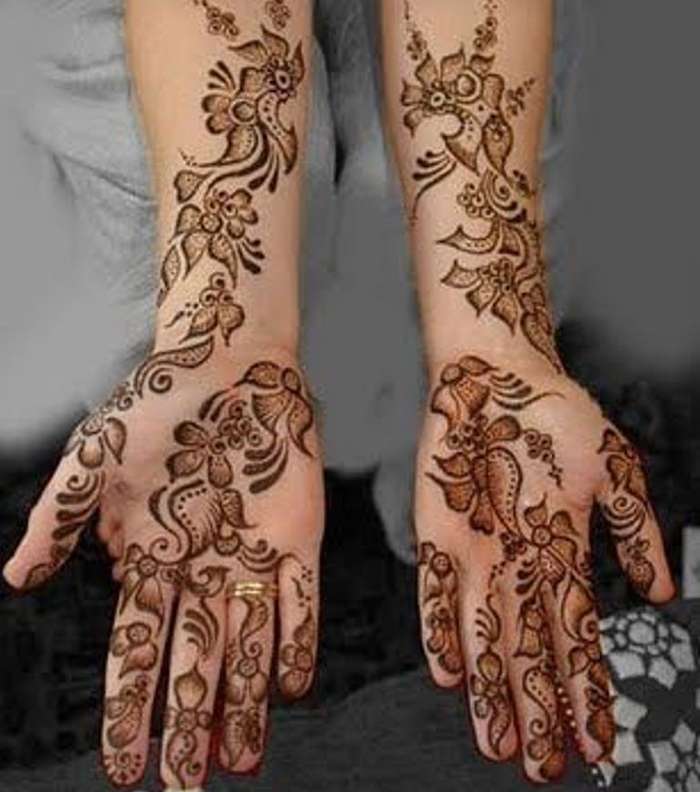 موديلات نقشات حناء جديده ناعمه