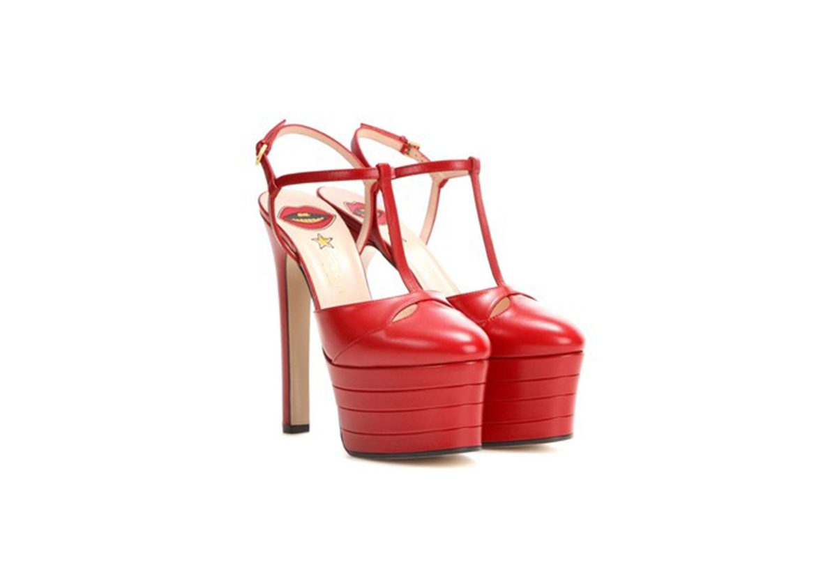 حذاء Angel Leather Platform Pump