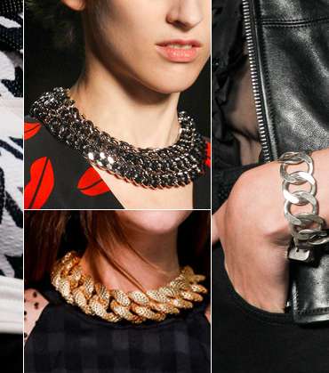 السلاسل الحديدية موضة في صيف 2014