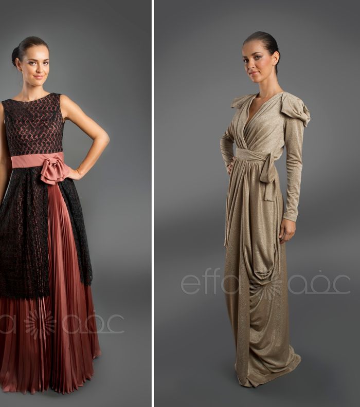 اجمل الفساتين من مجموعة عفّة لشتاء 2013
