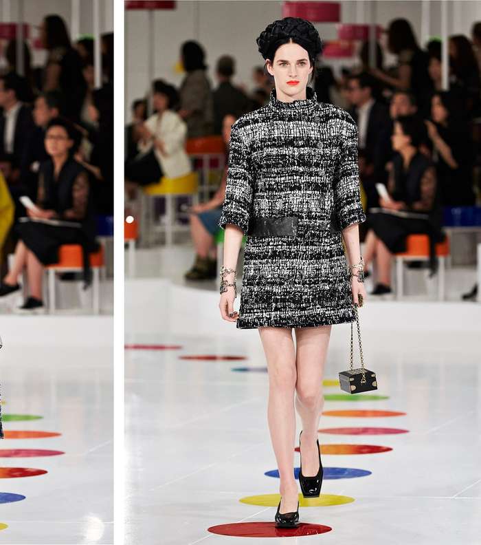 اكتشفي موضة سروال الكوليت التويدي من CHANEL