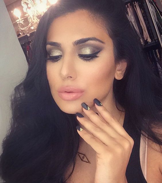 المكياج الميتاليكي الملفت