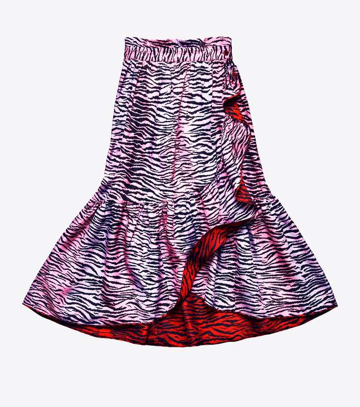 تنورة الكشاكش Frills من مجموعة كينزو لصالح H&M