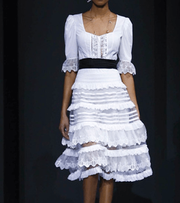 موضة فستان الكشاكش م تمبرلي لندن لشتاء 2017