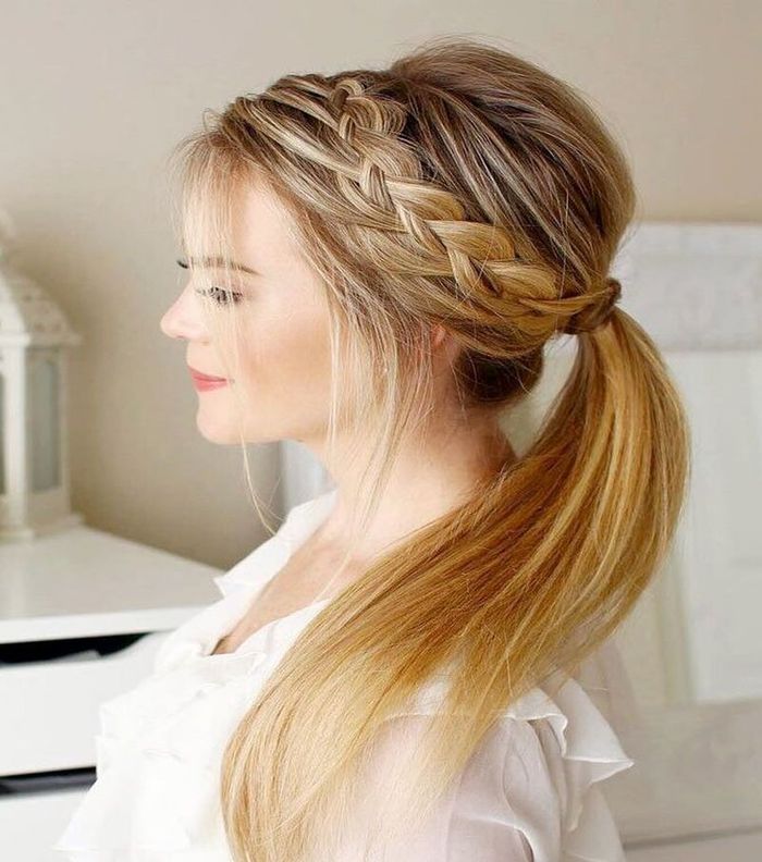 صور اجمل تسريحات شعر للمناسبات 2021