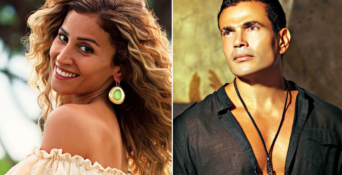 دينا الشربيني تتعرض لموقف محرج في "ميدل بيست" وعمرو دياب ينقذها