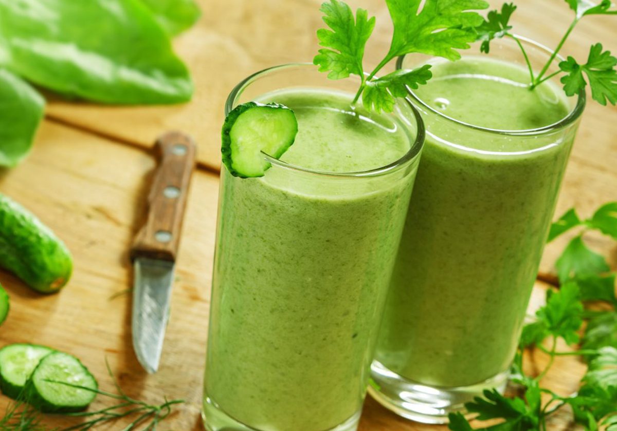 المشروب الأخضر لصحة البشرة 