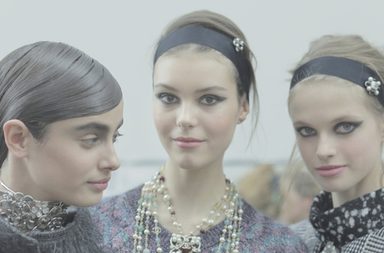 صور مكياج شانيل في اسبوع الموضة في باريس 2016