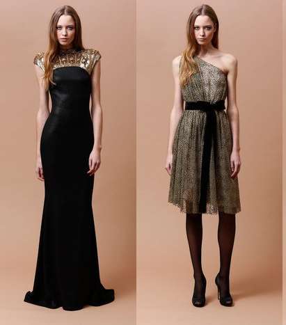 من مجموعة Badgley Mischka Pre fall 2014، اختاري أجمل الفساتين