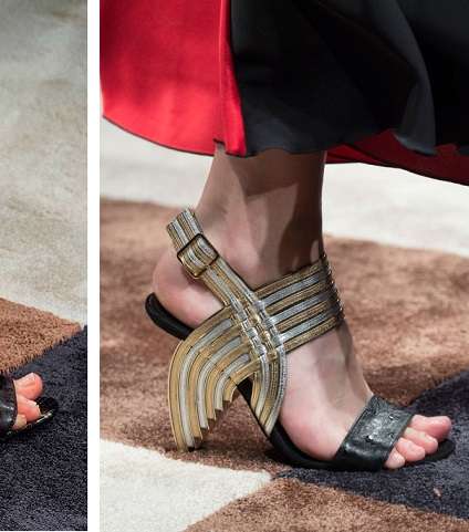 لشتاء 2016، اكتشفي موضة الاحذية بالكعب بالمنحني