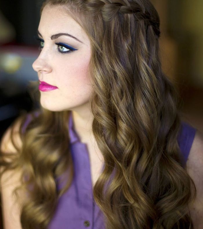 صور احدث تسريحات فير للشعر الطويل