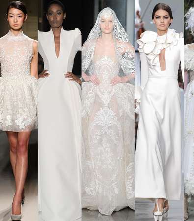  أبرز فساتين الزفاف من عروض أزياء أسبوع الموضة في باريس