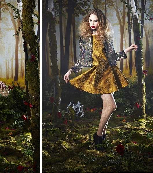 أزياء مميّزة بألوان الخريف من مجموعة Alice & Olivia Fall 2014