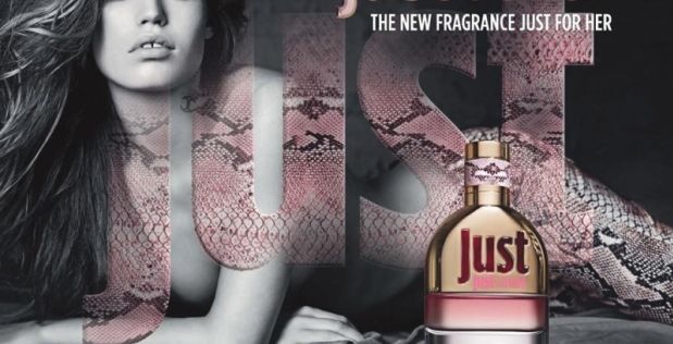 جورجيا ماي جاغير في عطر Just Cavalli