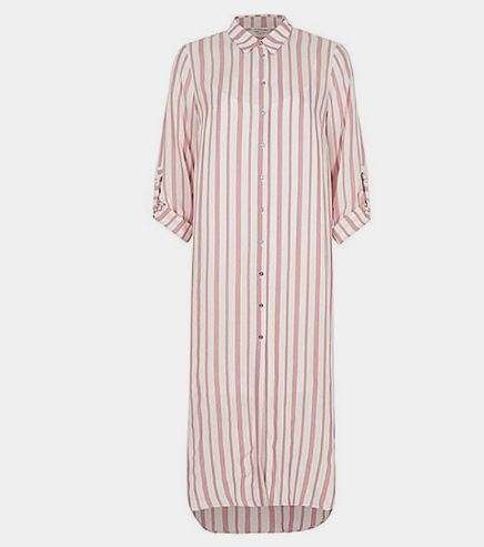 القميص الفضفاض والطويل موضة في صيف 2017