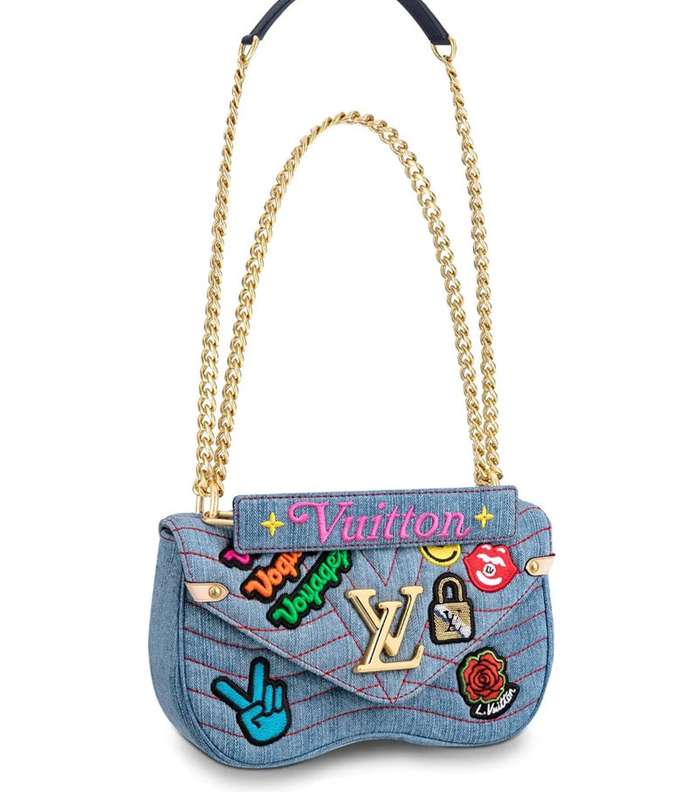 حقيبة New Wave من لويس فويتون بقماش الدنيم