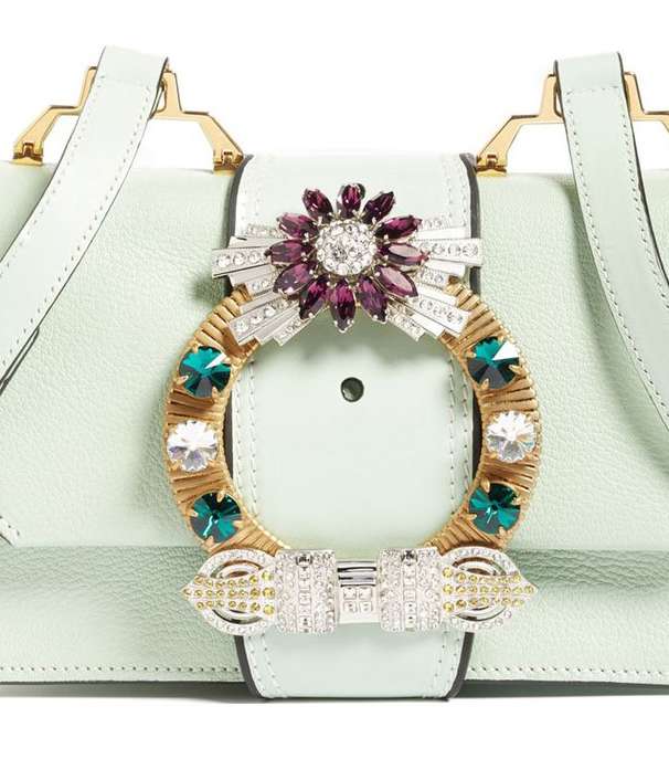 حقيبة ميو ميو Buckle Jewel من اشهر شنط عام 2017
