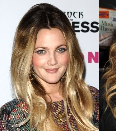 أطراف الشعر الملونّة (Ombre)