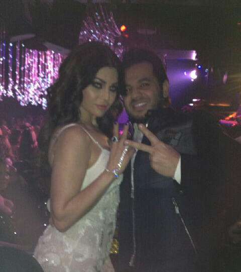 هيفاء وهبي تحتفل بعيد ميلادها مع نيشان ديرهاروتونيان