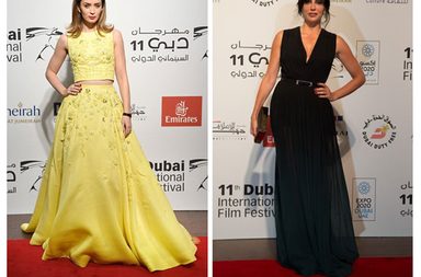 بالصور، اليك اسوا موديلات فساتين النجمات في مهرجان دبي السينمائي 2014