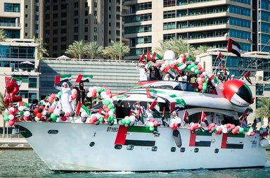 احتفالات نادي مرسى دبي لليخوت 