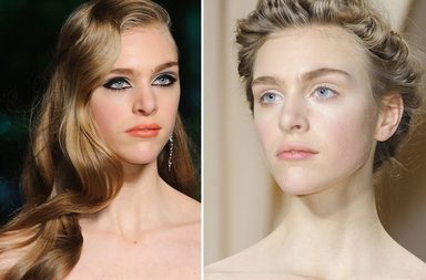 مكياج عروس 2015 من عروض ازياء ايلي صعب وفالنتينو