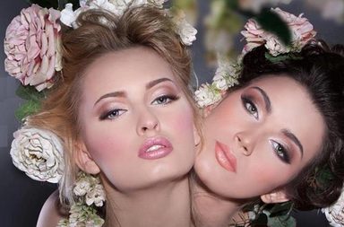 تسريحات شعر ومكياج العرائس لصيف 2013