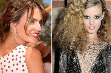 صور اطلالات مكياج وشعر فنانات هوليوود | شعر ومكياج خريف وشتاء 2014 