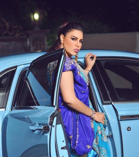 صور فساتين الفنانه احلام 2014