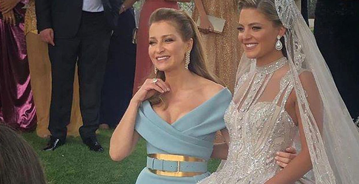 إطلالات النجمات في حفل زفاف إبن إيلي صعب