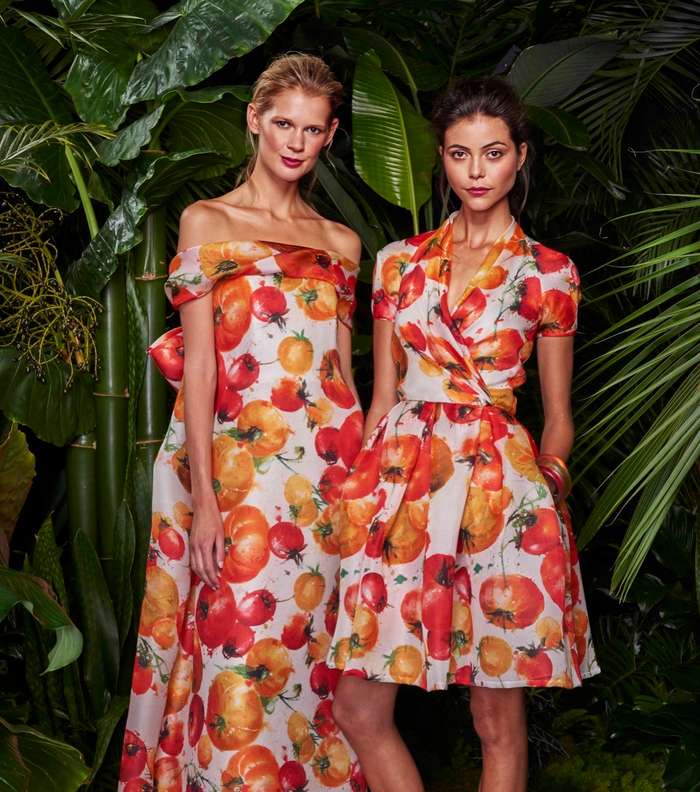 موضة الفساتين المطبعة من نعيم خان من مجموعة Resort 2016