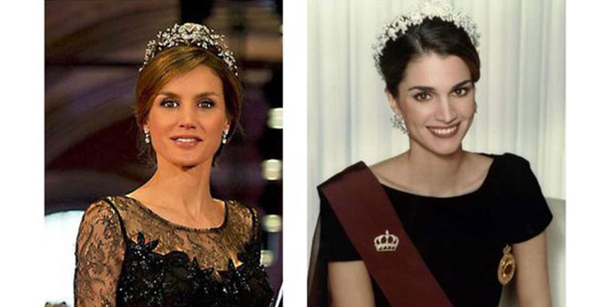 ملكة اسبانيا شبيهة الملكة رانيا ترتكب خطأ فادحاً في المكياج وتتعرض لسخرية الجمهور!