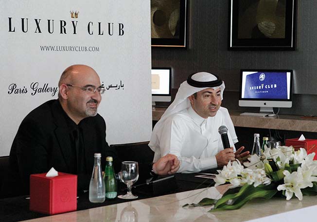 مؤتمر إطلاق كروت Luxury Club في دبي