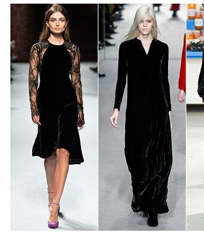 موضة الأزياء المخمليّة Velvet