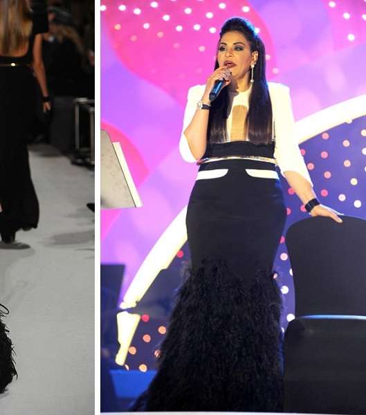 أحلام بفستان من توقيع Stephane Rolland