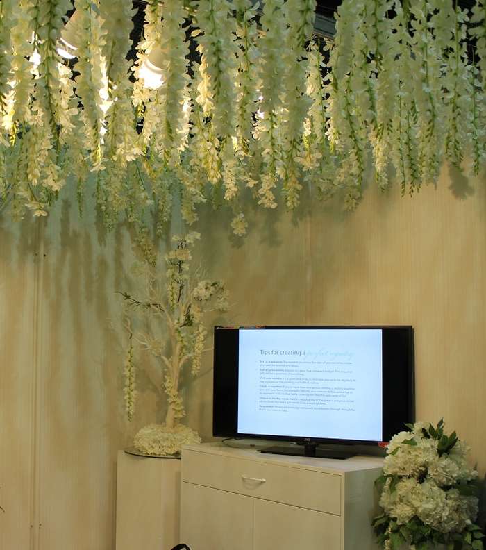 أناقة وتميّزات الديكورات في أرجاء المعرض 