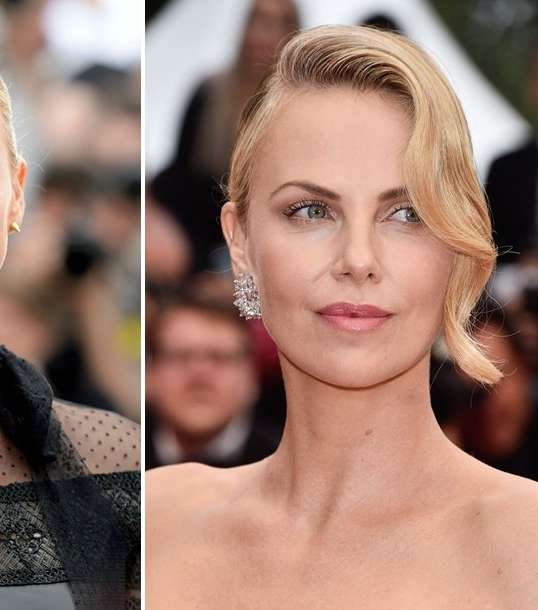 مكياج تشارليز ثيرون في مهرجان كان السينمائي 2015