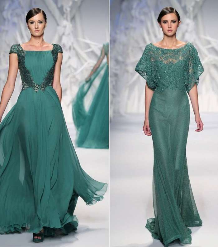 عبد محفوظ يقدّم لكِ أجمل الفساتين الراقية لشتاء 2014