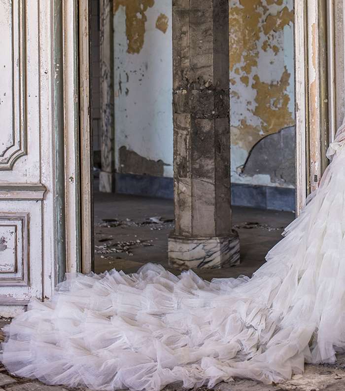 فساتين اعراس طويلة