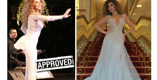 بالصور، إليك أجدد فساتين ميريام فارس