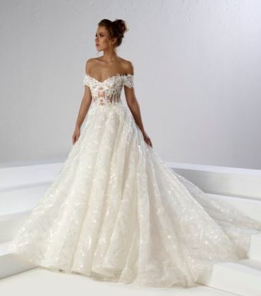 صور اجمل فساتين زفاف 2019