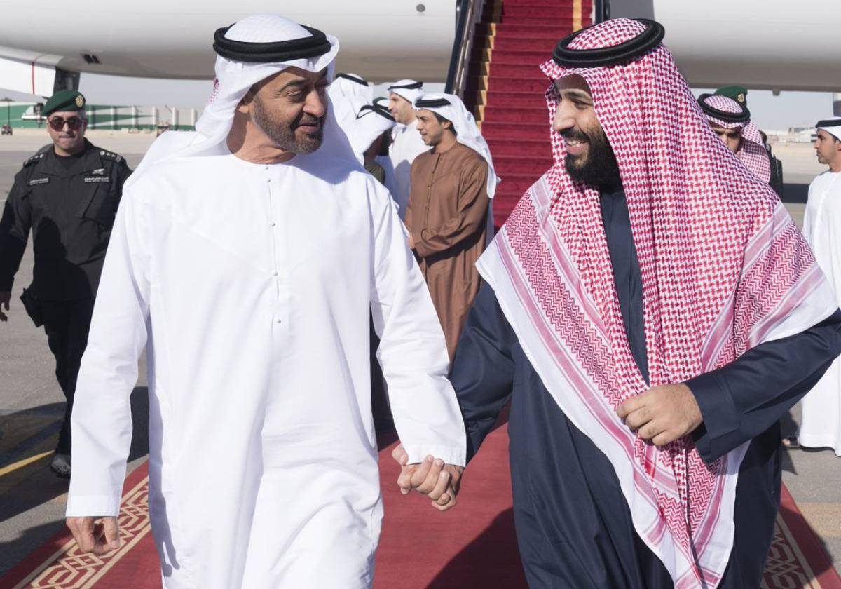 محمد بن سلمان يحضر الفورمولا وان