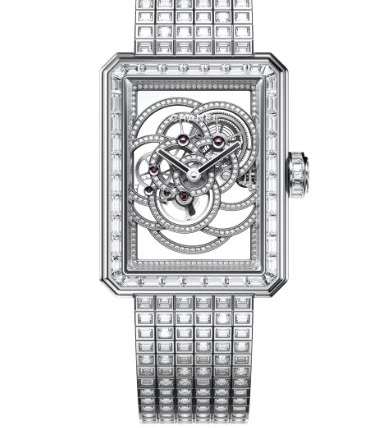 ساعة PREMIÈRE CAMÉLIA SKELETON من CHANEL من معرض بارزل 2017