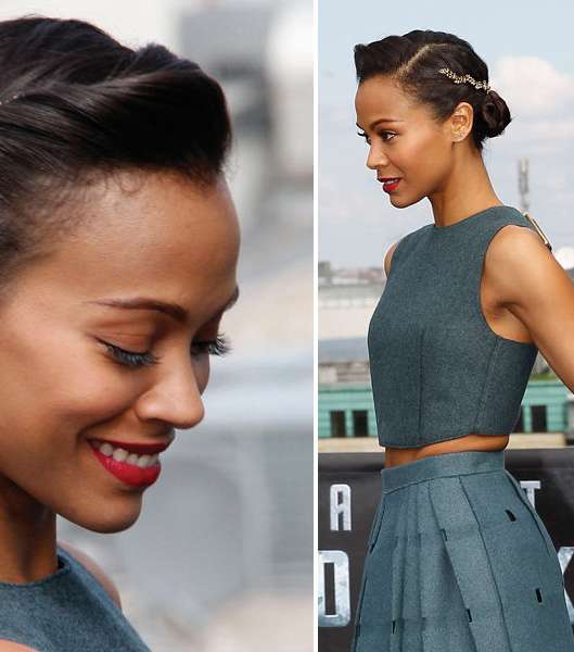 إطلالة أميرية مع زوي سالدانا 