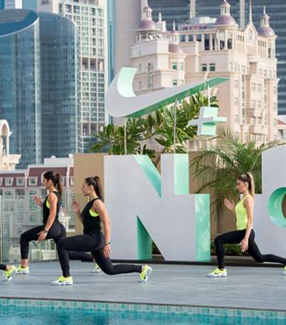 بالصور، جولة نادي +Nike العالمية للتمارين الرياضية في دبي