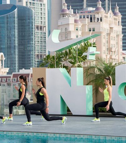 بالصور، جولة نادي +Nike العالمية للتمارين الرياضية في دبي